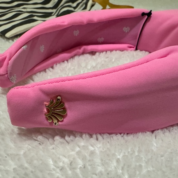 Lele Sadoughi Neoprene Knotted Headband in Bubblegum - Picture 4 of 7